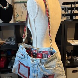 Vintage Handmade Tommy Hilfiger Denim Tote